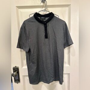 EXPRESS men’s gray polo size large